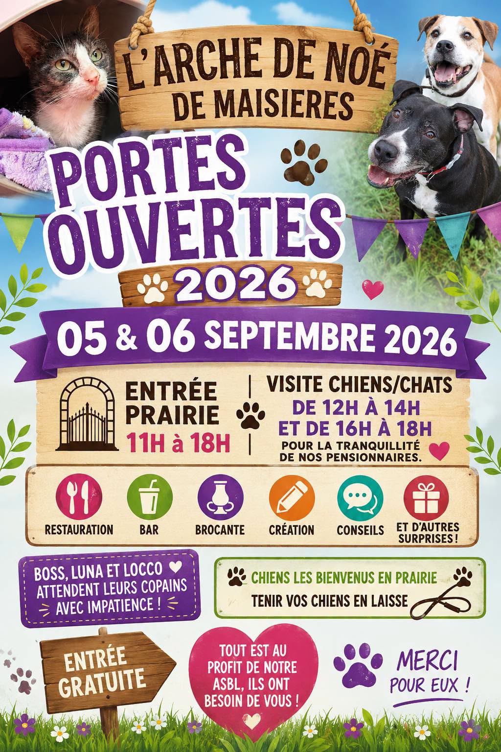 Portes Ouvertes 2026 - L'Arche de Noé